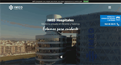 Desktop Screenshot of imedhospitales.com